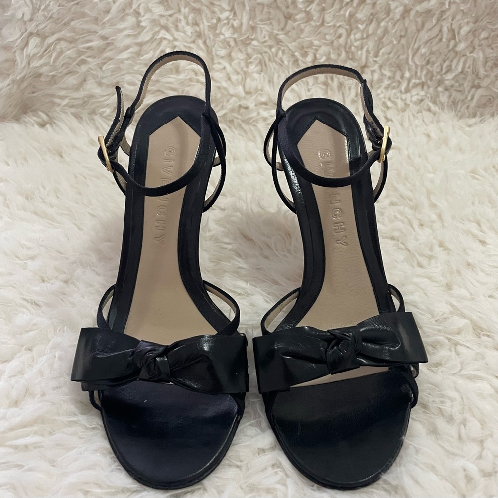 Givenchy Black Strap Heeled Sandals Size 7 - Picture 6 of 16